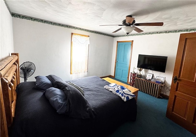 211 Stephens St, Vanderbilt, PA 15486 - bedroom featuring ceiling fan and carpet flooring