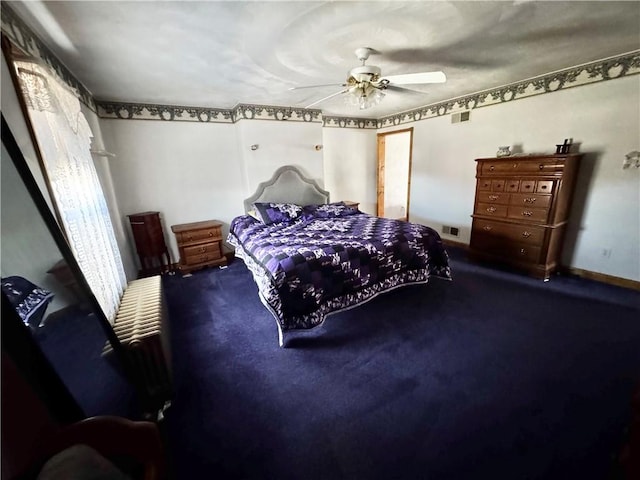 211 Stephens St, Vanderbilt, PA 15486 - carpeted bedroom with ceiling fan