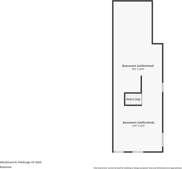 636 Edmond St, Bloomfield, PA 15224 - property floor plan