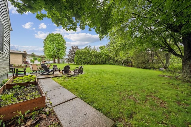 1507 Woodlawn Dr, Unity Twp, PA 15650 - view of green lawn with a vegetable garden