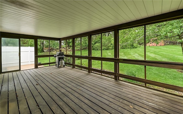4610 School Dr, Hampton, PA 15101 - view of unfurnished sunroom