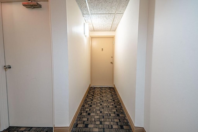333 S Highland Ave Unit 303, Shadyside, PA 15206 - hallway with a paneled ceiling and baseboards