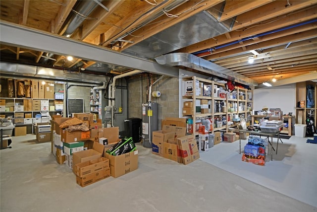 3875 Ashland Ct, Hampton, PA 15101 - unfinished basement featuring water heater