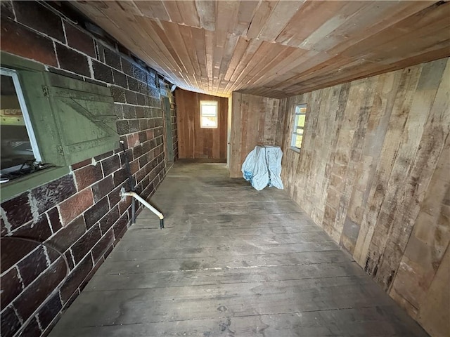 23682 Rte 949, Ridgway, PA 15853 - misc room featuring wood walls and wooden ceiling