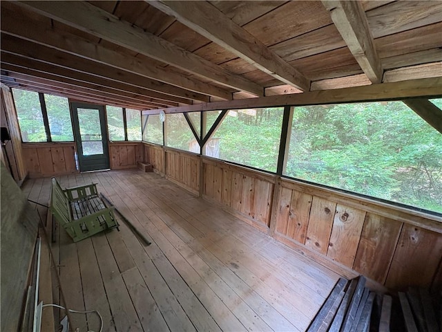 23682 Rte 949, Ridgway, PA 15853 - view of unfurnished sunroom