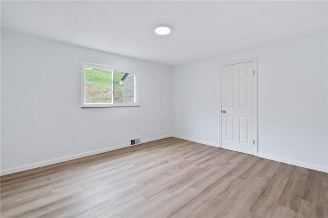 55 Lawrence St, Shaler, PA 15209 - spare room featuring light wood-style flooring and baseboards