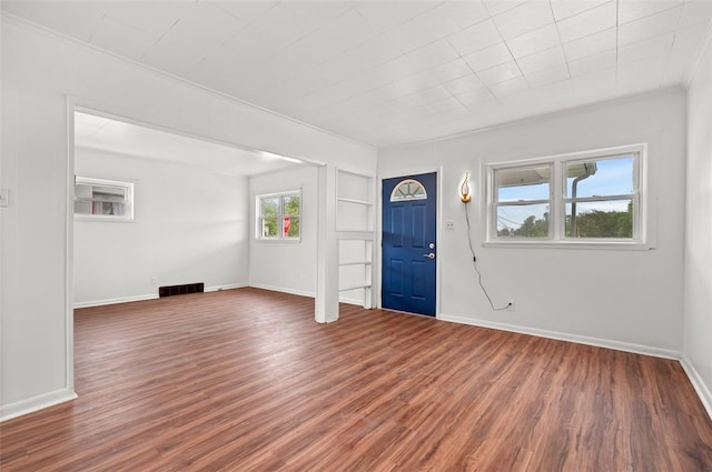 425 Routh Dr, Monroeville, PA 15146 - entryway featuring ornamental molding, wood finished floors, and baseboards