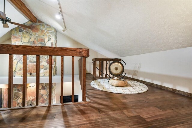 1521 Claim St, Troy Hill, PA 15212 - stairs featuring hardwood / wood-style floors, baseboards, and a textured ceiling