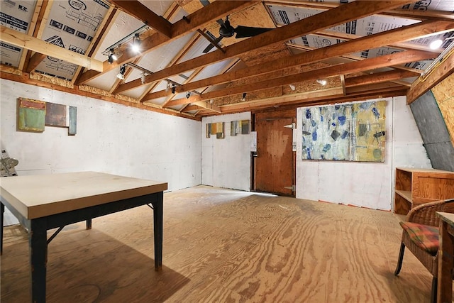 1521 Claim St, Troy Hill, PA 15212 - miscellaneous room with lofted ceiling