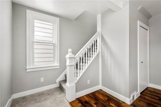 548 Conrad Ave, Charleroi Boro, PA 15022 - stairs featuring baseboards