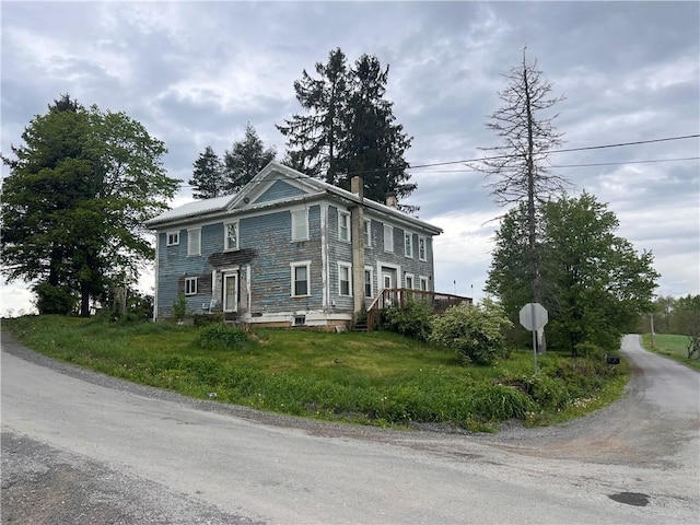 609 Trout Run Rd, Punxsutawney Area School District, PA 15767 - view of front of property with a chimney