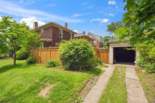 5465 Coral St, Friendship Park, PA 15206 - view of yard featuring concrete driveway