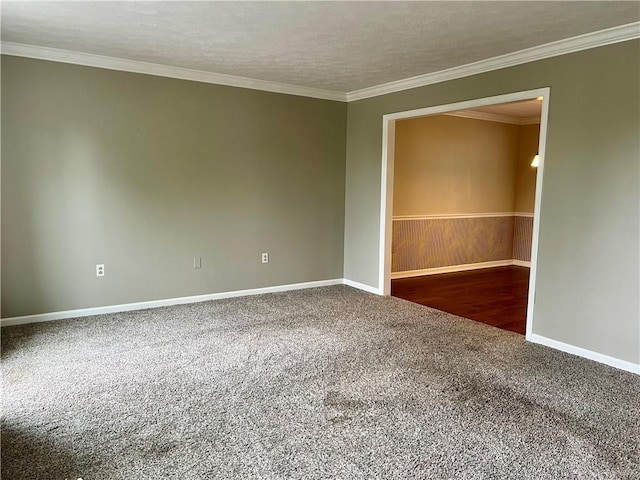 758 Venango Ave, Shaler, PA 15209 - unfurnished room featuring carpet floors, ornamental molding, and baseboards