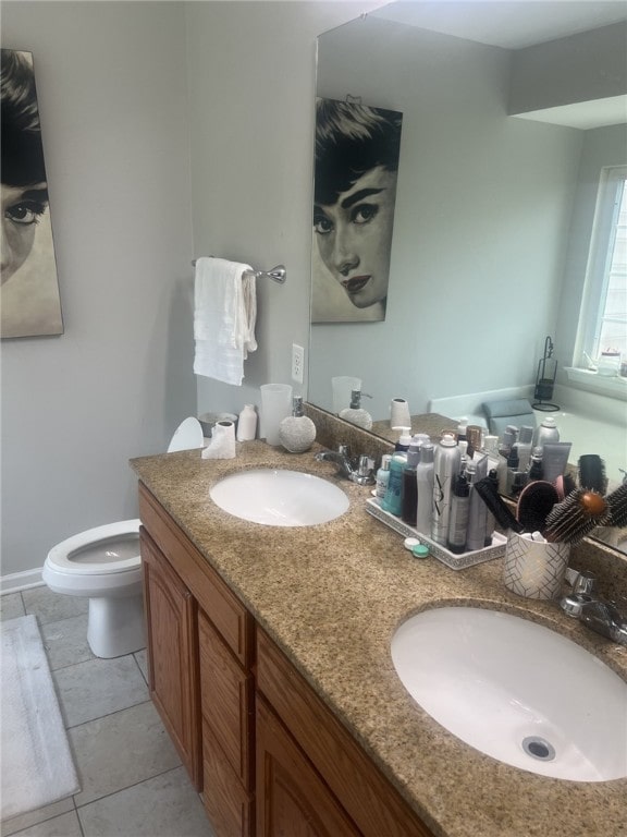 411 Fairgate, Pine Twp, PA 15090 - bathroom with double vanity and toilet