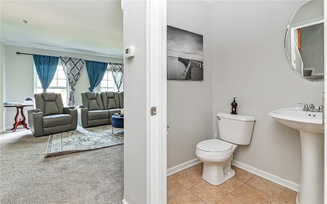 411 Fairgate, Pine Twp, PA 15090 - bathroom featuring toilet and tile patterned flooring