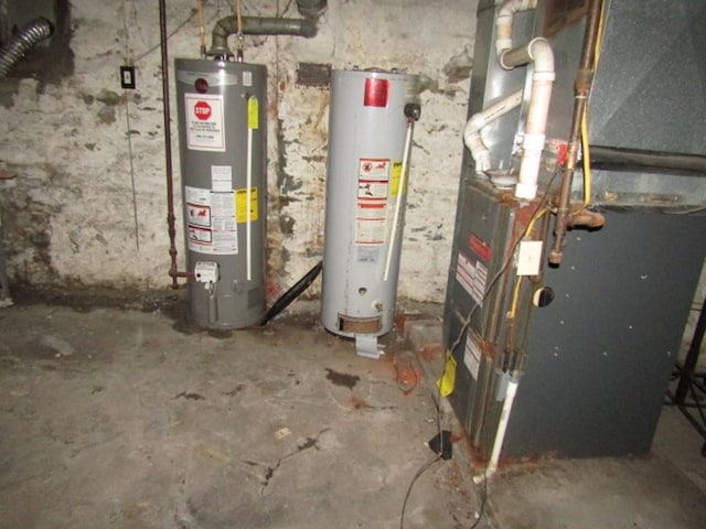 1433 Arlington Ave, Arlington, PA 15210 - utilities with gas water heater and heating unit