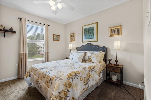 14 Cinque Terra Pl, Finleyville, PA 15332 - bedroom with carpet, baseboards, and a ceiling fan