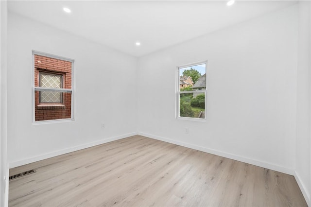 36 W Bellecrest, Brentwood, PA 15227 - unfurnished room featuring wood finished floors, baseboards, and recessed lighting