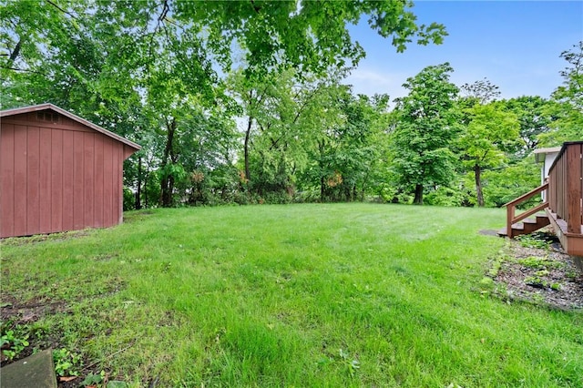 2501 Middletown Rd, Ingram, PA 15205 - view of green lawn with an outbuilding