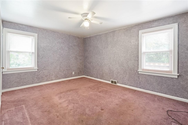 2501 Middletown Rd, Ingram, PA 15205 - empty room featuring carpet flooring and ceiling fan