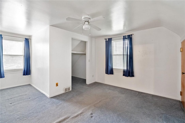 2501 Middletown Rd, Ingram, PA 15205 - unfurnished bedroom featuring carpet flooring, a closet, and a ceiling fan