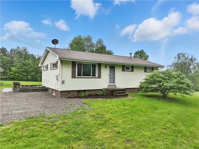 124 Plum St, Franklin Twp, PA 16117 - single story home with a front lawn