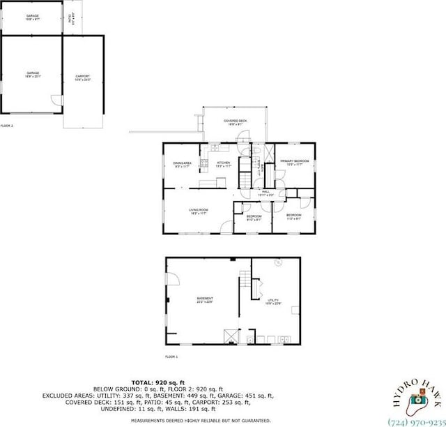 124 Plum St, Franklin Twp, PA 16117 - floor plan / room layout