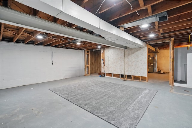 124 Plum St, Franklin Twp, PA 16117 - view of unfinished basement