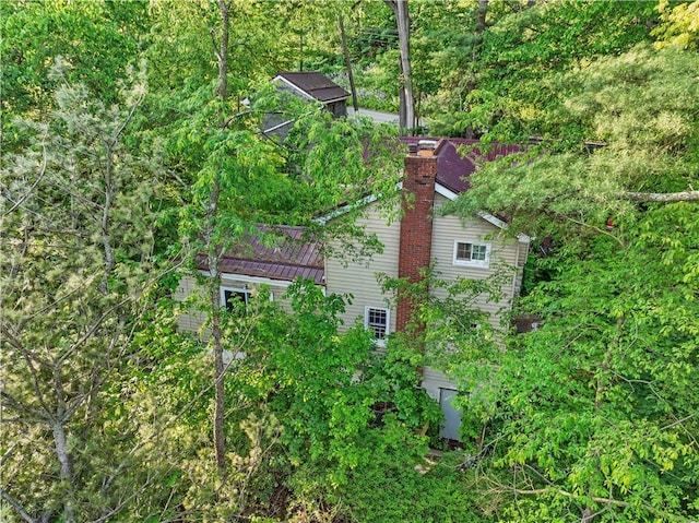 627 Seminary Ave, South Fayette, PA 15071 - view of side of property with a chimney