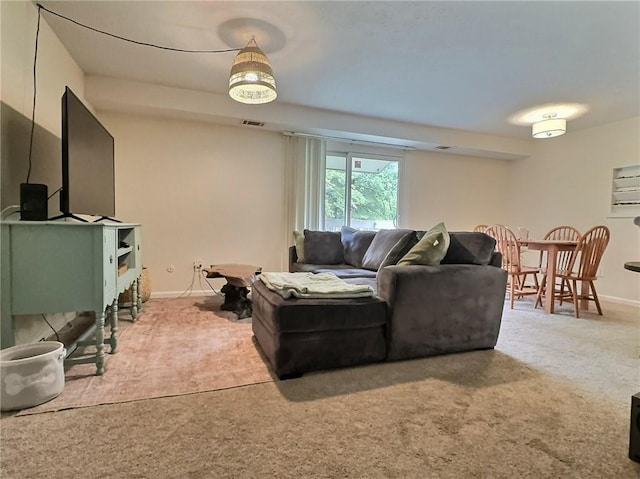 2465 Brook Ledge Rd Unit 31A, South Fayette, PA 15017 - living room with carpet flooring and baseboards