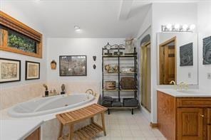 208 Kozy Cor, Middlesex Twp, PA 16059 - full bathroom with vanity and a garden tub