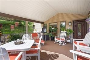 208 Kozy Cor, Middlesex Twp, PA 16059 - porch featuring outdoor dining space