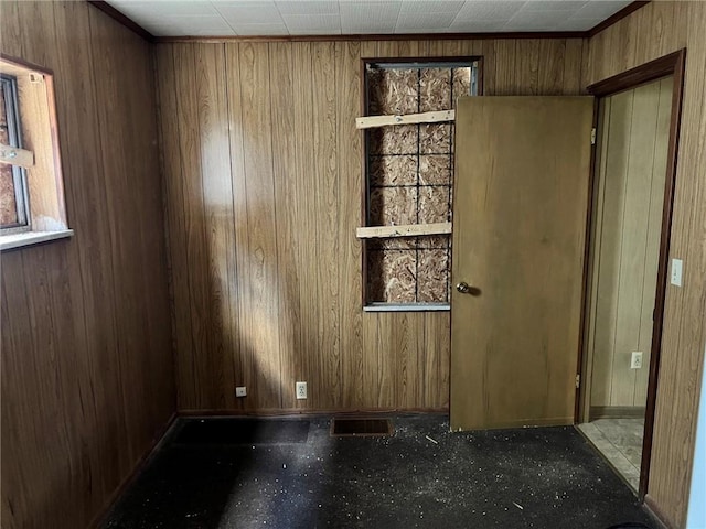 505 Monongahela Ave, Glassport, PA 15045 - empty room with wooden walls and baseboards
