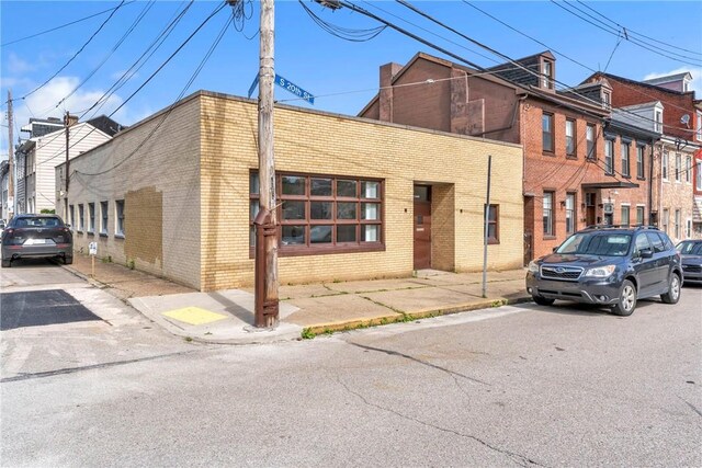 144 S 20th St, South Side, PA 15203 - view of front of home with brick siding