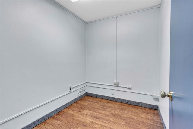 144 S 20th St, South Side, PA 15203 - spare room with wood finished floors and baseboards