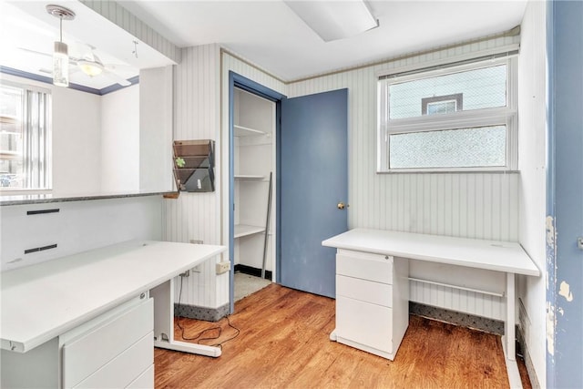 144 S 20th St, South Side, PA 15203 - unfurnished office with built in study area and light wood finished floors