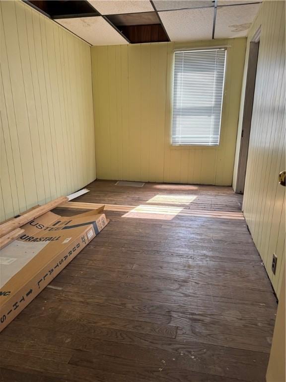 29 Old Mine Rd, Center Twp/Homer Cty, PA 15748 - empty room featuring wood-type flooring and wood walls