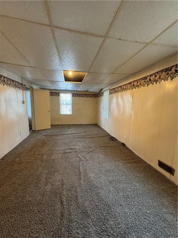 29 Old Mine Rd, Center Twp/Homer Cty, PA 15748 - basement with carpet and a drop ceiling
