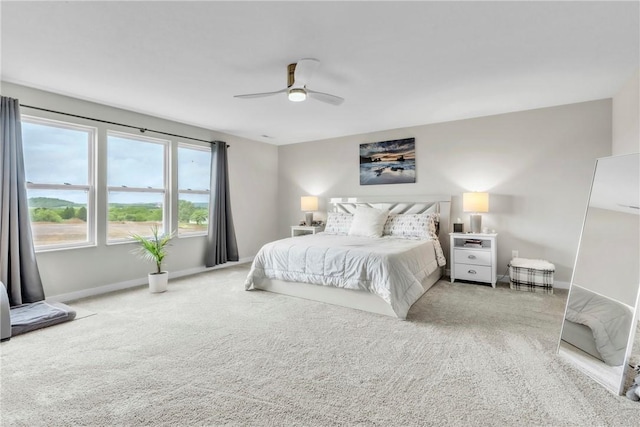 159 Twin Oaks Dr, Buffalo Twp But, PA 16055 - bedroom featuring carpet, baseboards, and a ceiling fan