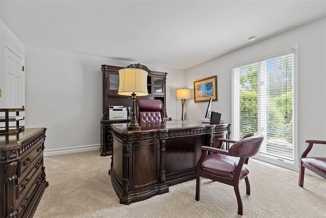 152 Devonwood Dr, Upper St Clair, PA 15241 - office area with light colored carpet and baseboards
