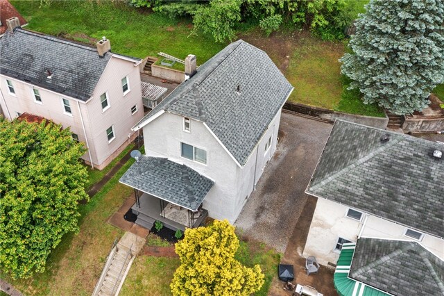 545 Ohio Ave, Midland Boro, PA 15059 - aerial view of property and surrounding area