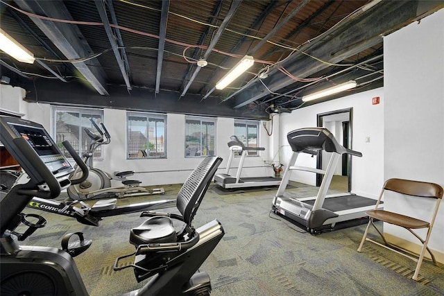 128 N Craig St Unit 415, Oakland, PA 15213 - exercise room featuring carpet flooring