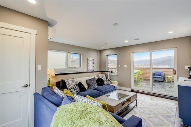 4707 Hatfield St, Lawrenceville, PA 15201 - living area featuring recessed lighting