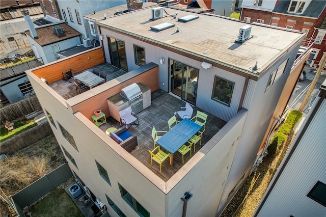 4707 Hatfield St, Lawrenceville, PA 15201 - drone / aerial view