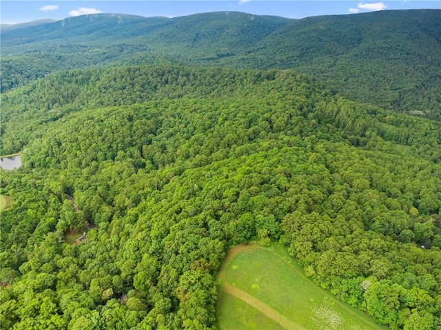 2554 Rte 259, Fairfield Twp, PA 15923 - drone / aerial view of a heavily wooded area and mountains
