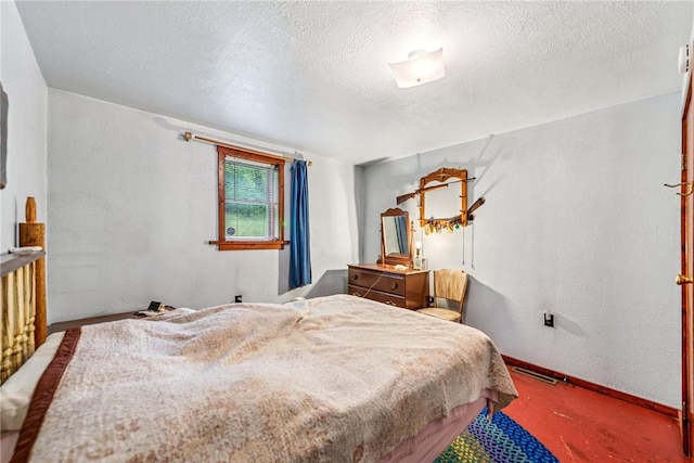 2554 Rte 259, Fairfield Twp, PA 15923 - bedroom featuring a textured ceiling and baseboards