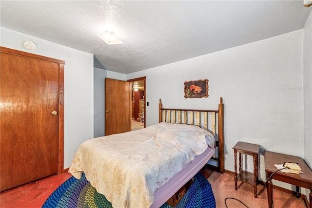 2554 Rte 259, Fairfield Twp, PA 15923 - bedroom featuring a textured ceiling