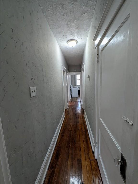 2759 Glen Mawr St, Sheraden, PA 15204 - hall with hardwood / wood-style flooring and a textured ceiling