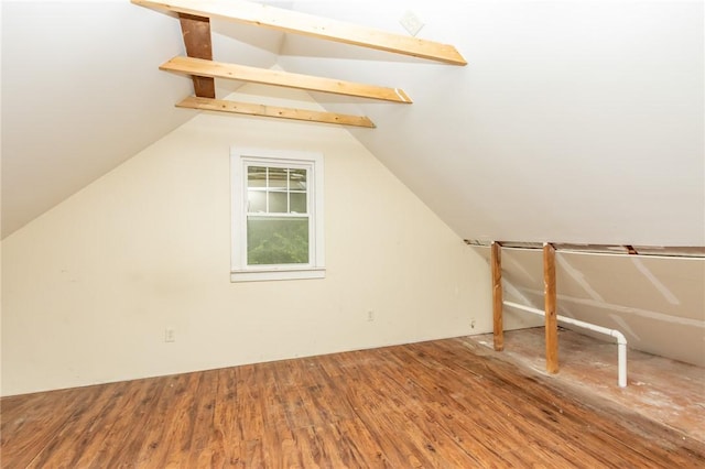 1017 Olive Ave, Natrona Hts/Harrison Twp, PA 15065 - bonus room featuring wood finished floors and lofted ceiling