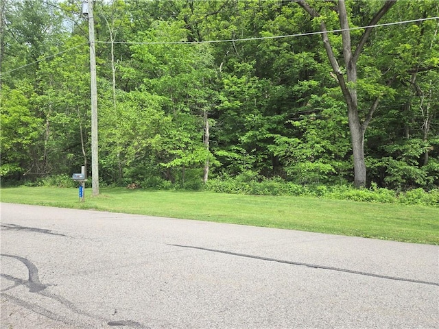 1126 Slate Point Rd, Parks Twp, PA 15690 - view of asphalt road featuring a wooded view